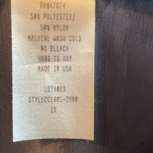 Vintage Diane Von Furstenberg DVF Concepts Steel Gray Iridescent Overcoat🖤 - Picture 11 of 11